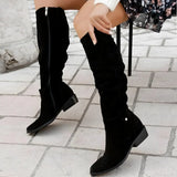Portia | Women's Knee High Block Heel Boots
