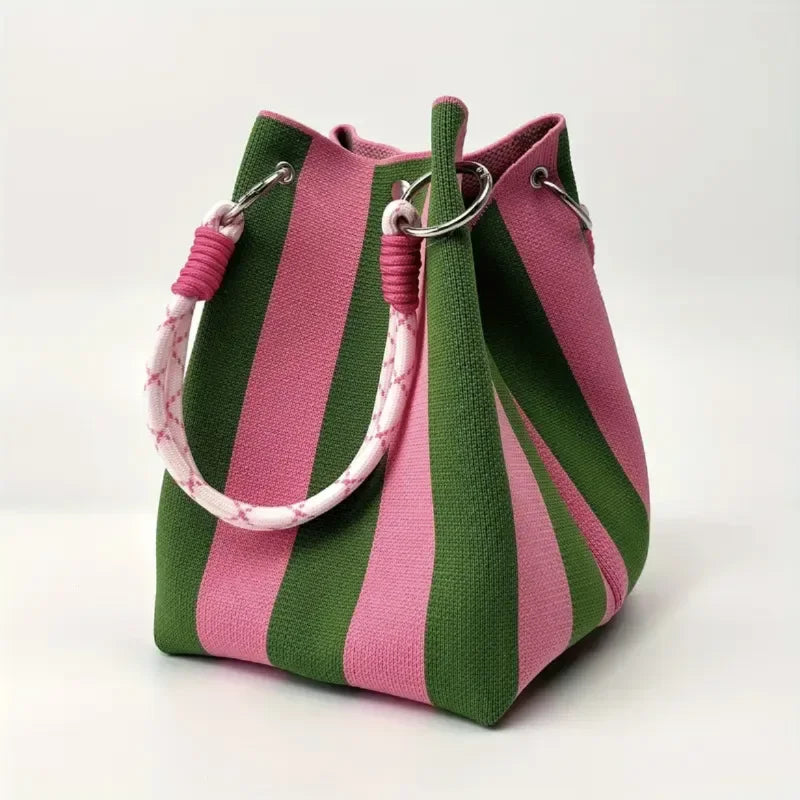 Primrose | Women's Bucket Drawstring Statement Bag