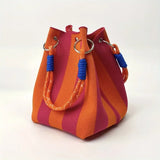 Primrose | Women's Bucket Drawstring Statement Bag