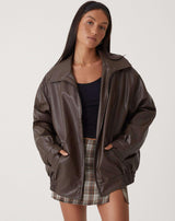 Primrose | Women's Oversized Bomber Jacket