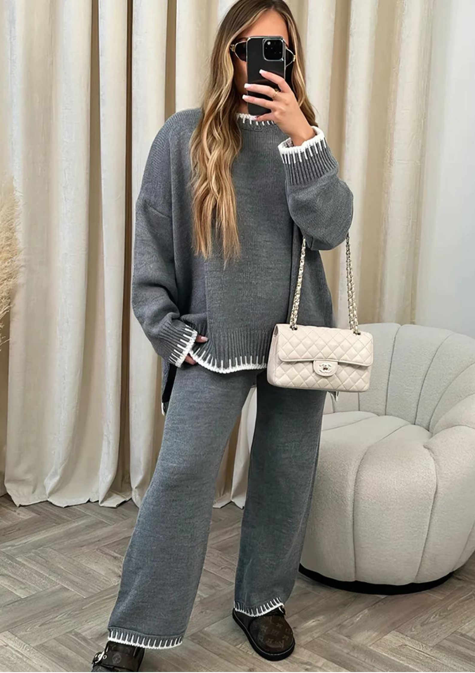 Priscilla | Women's Wide Leg Loungewear Set