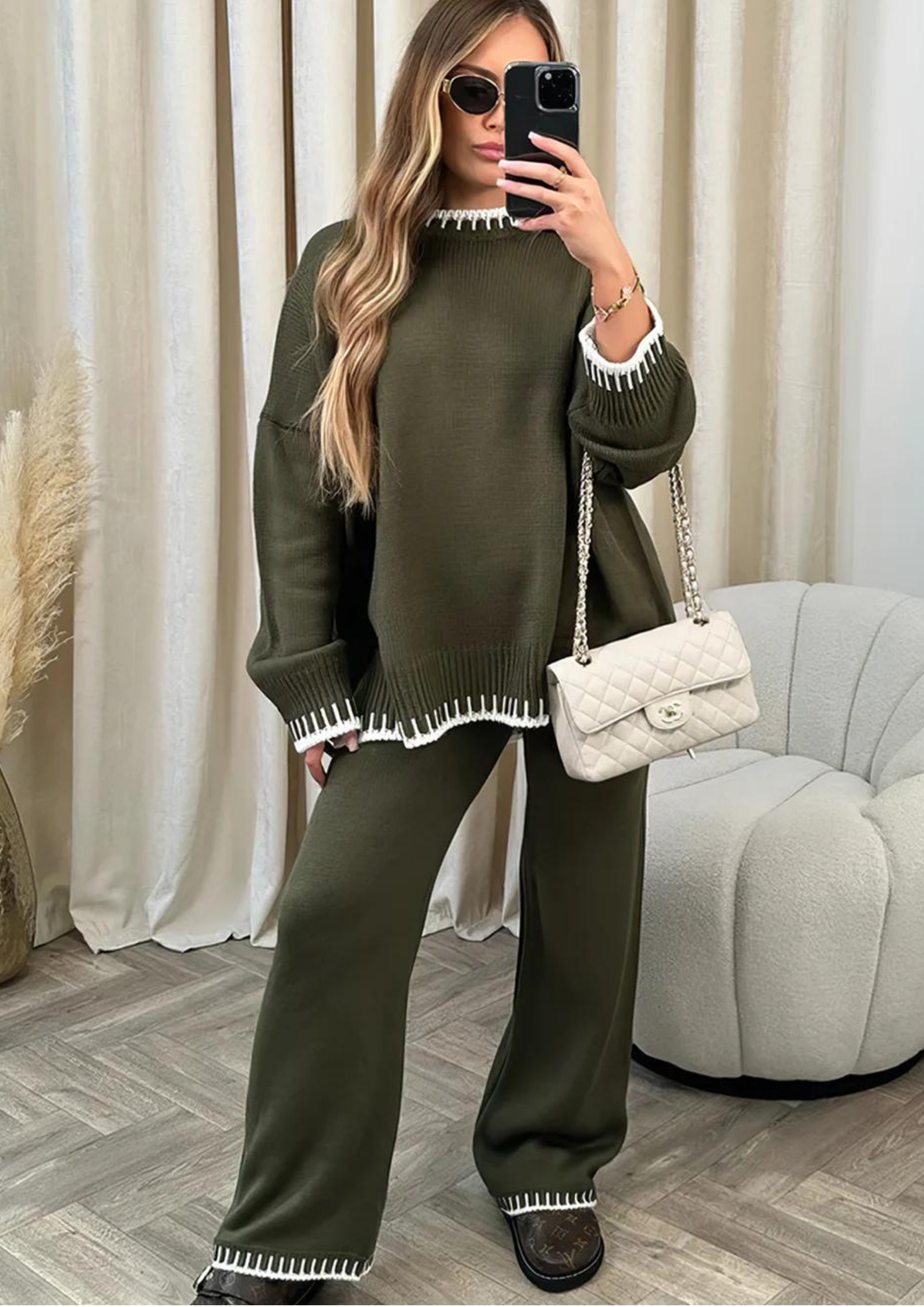Priscilla | Women's Wide Leg Loungewear Set