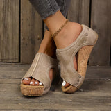 Quinley | Women's Wedge Sandals with Cork Platform