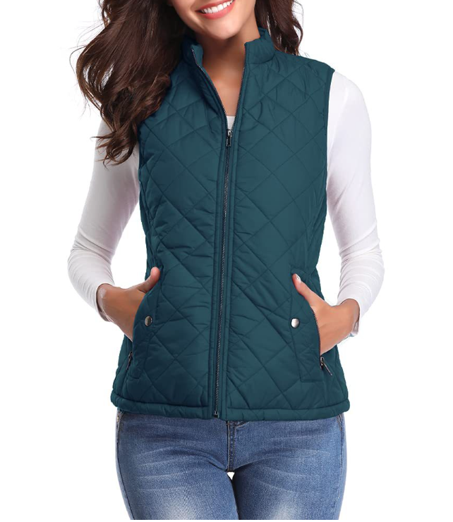 Raven | Women's Quilted Zip Front Vest