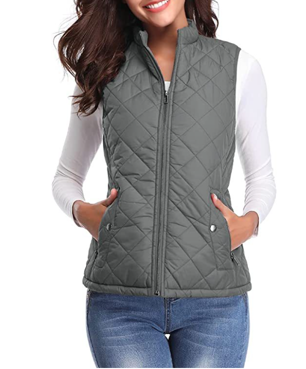 Raven | Women's Quilted Zip Front Vest