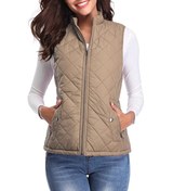 Raven | Women's Quilted Zip Front Vest