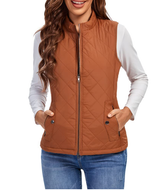 Raven | Women's Quilted Zip Front Vest