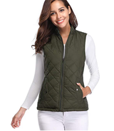 Raven | Women's Quilted Zip Front Vest