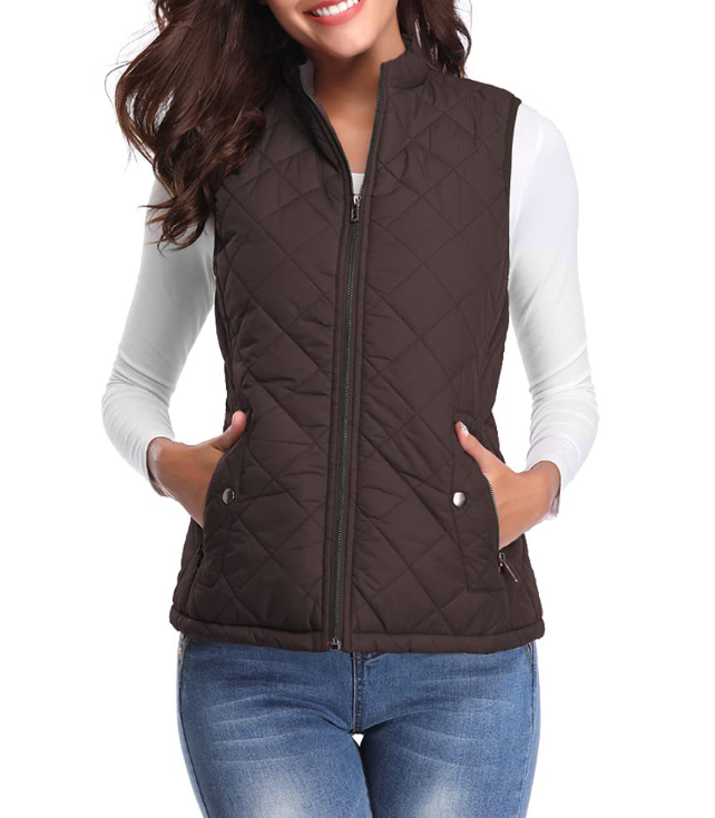 Raven | Women's Quilted Zip Front Vest