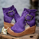 Rosamund | Women's Ankle Strap Wedge Sandals
