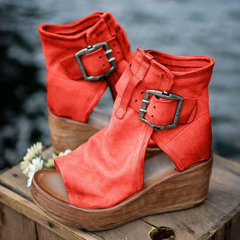 Rosamund | Women's Ankle Strap Wedge Sandals