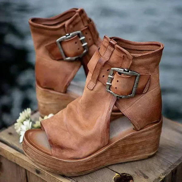 Rosamund | Women's Ankle Strap Wedge Sandals