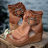 Rosamund | Women's Ankle Strap Wedge Sandals