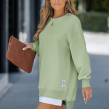Rosetta | Women's Oversized Crew Neck Long Sleeve Dress