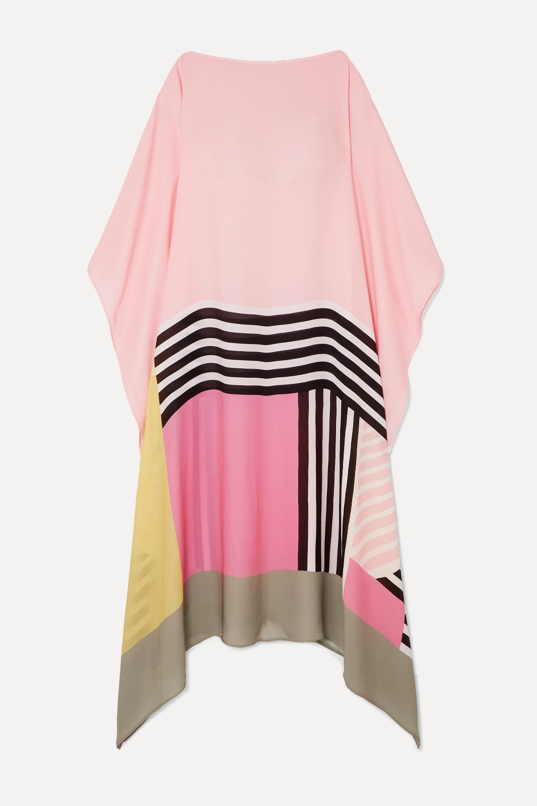 Aria | Women's Geometric Print Kaftan Batwing Sleeve Maxi Dress