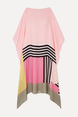 Aria | Women's Geometric Print Kaftan Batwing Sleeve Maxi Dress