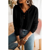 Sabrina | Women's Button Front V-Neck Long Sleeve Top