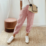 Seraphina | Women's Striped Wide Leg Linen Pants