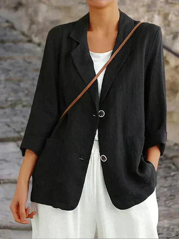 Seraphine | Women's Oversized Button Front Blazer