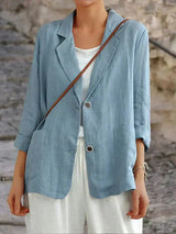 Seraphine | Women's Oversized Button Front Blazer