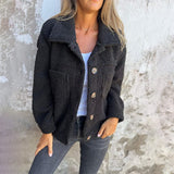 Simone | Women's Button Up Long Sleeve Jacket