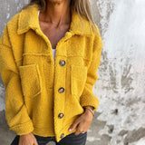 Simone | Women's Button Up Long Sleeve Jacket