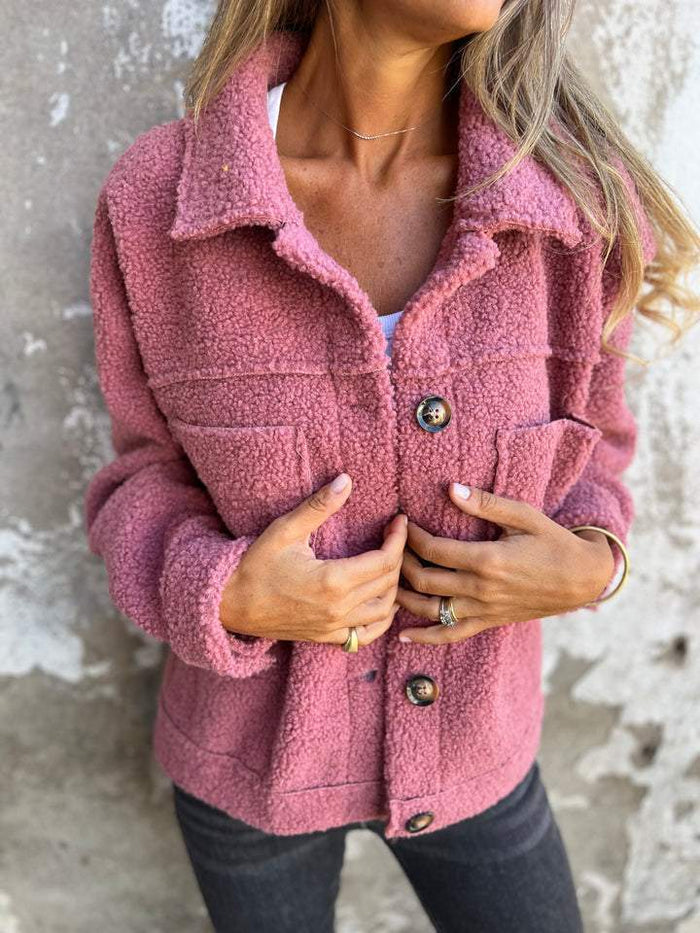 Simone | Women's Button Up Long Sleeve Jacket