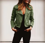 Sloane | Women's Zip Front Moto Jacket