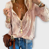 Sorrel | Women's V-Neck Long Sleeve Lace Blouse