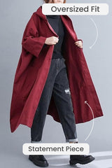 Tabitha | Women's Oversized Hooded Long Coat