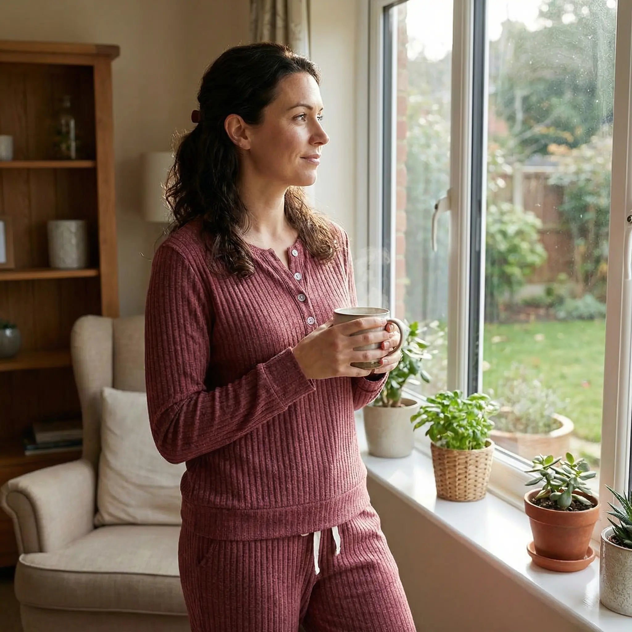 Tabitha | Women's Ribbed Loungewear Set