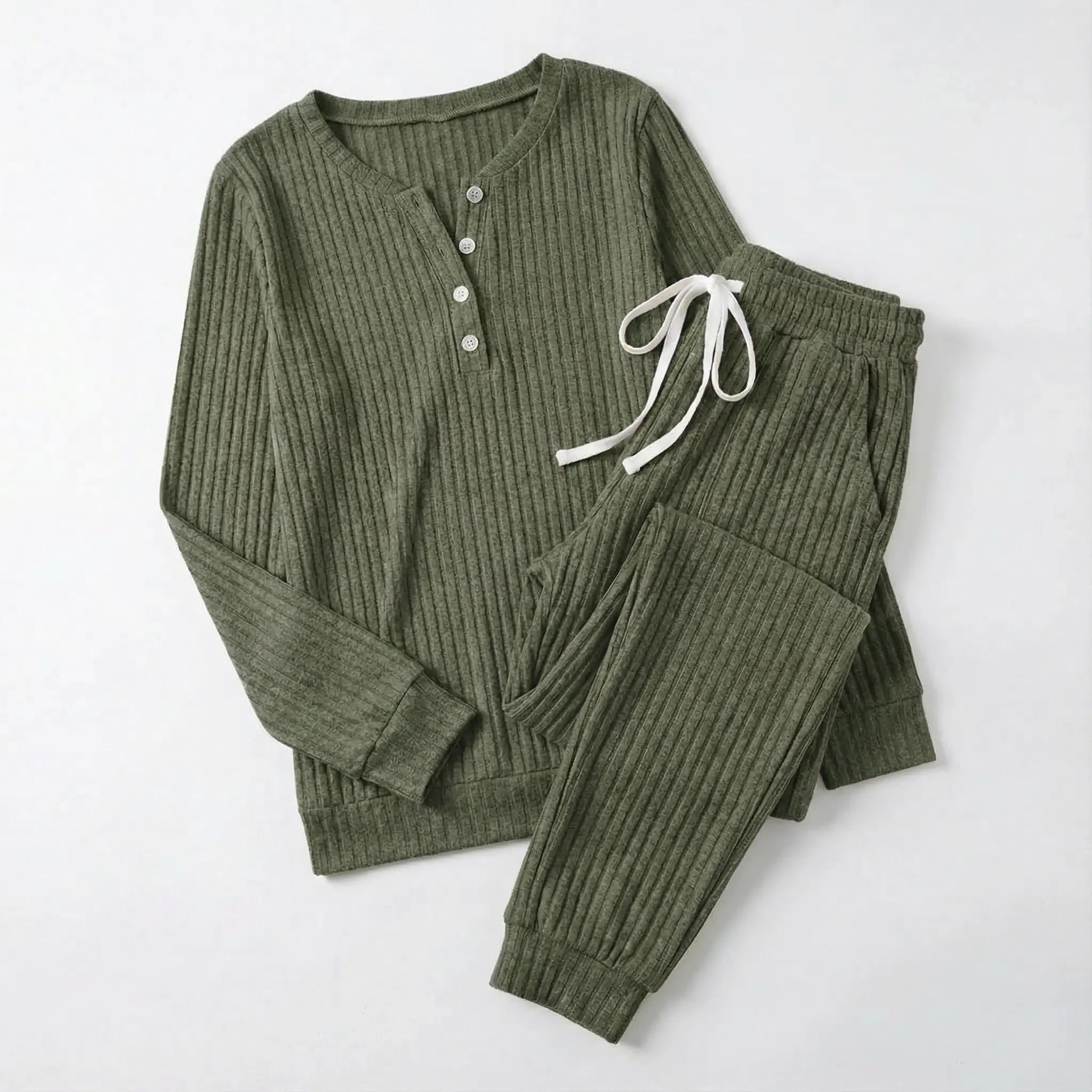 Tabitha | Women's Ribbed Loungewear Set