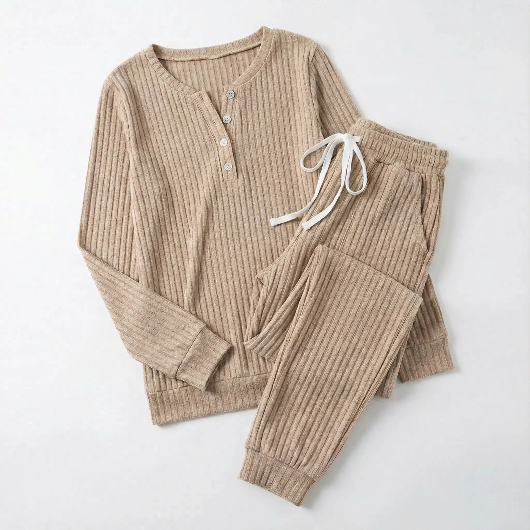Tabitha | Women's Ribbed Loungewear Set
