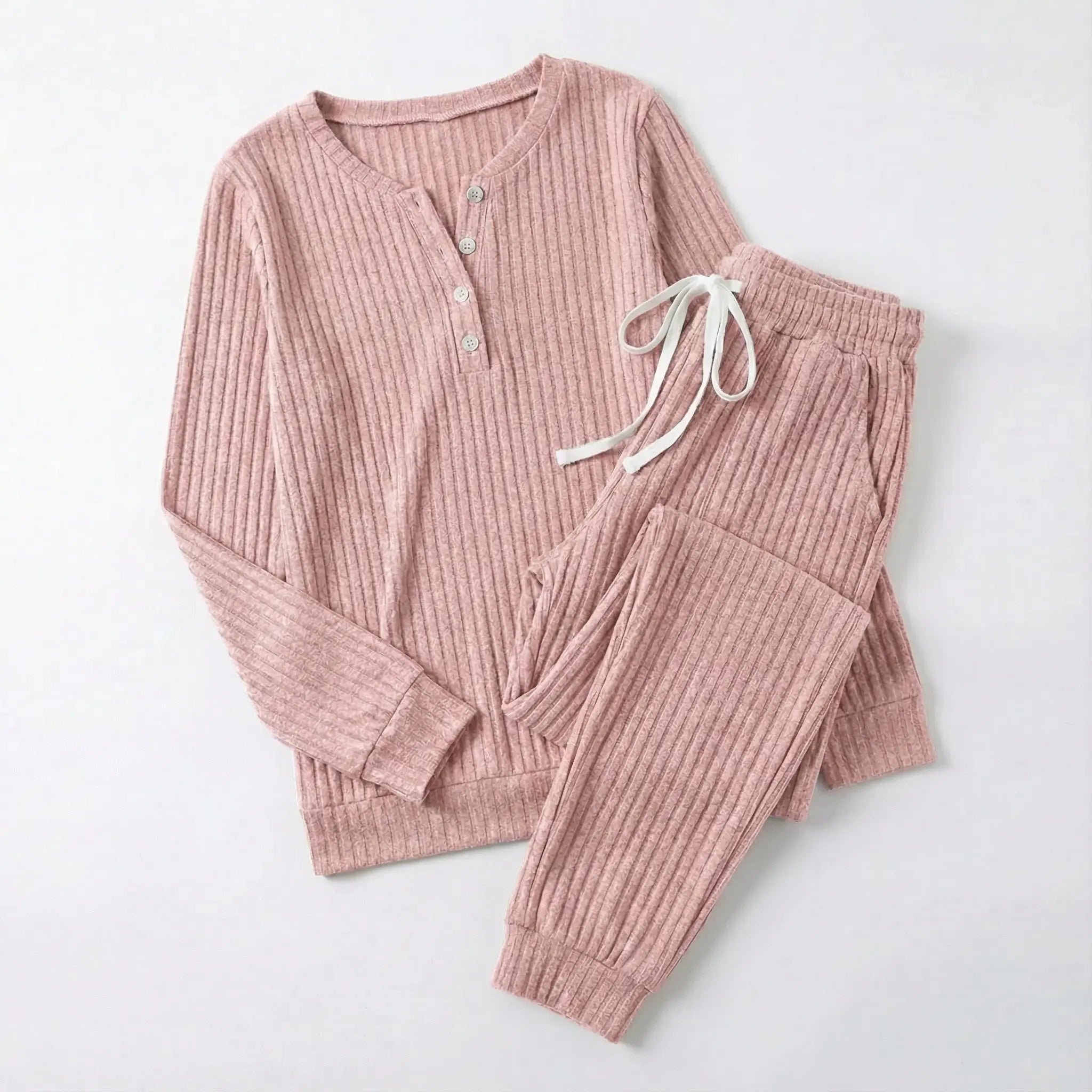 Tabitha | Women's Ribbed Loungewear Set