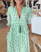 Tallulah | Women's Boho Print Relaxed Maxi Dress