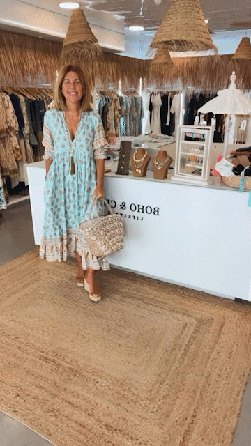 Tallulah | Women's Boho Print Relaxed Maxi Dress