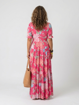 Temperance | Women's Floral V-Neck Maxi Dress