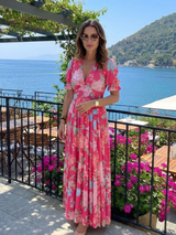 Temperance | Women's Floral V-Neck Maxi Dress