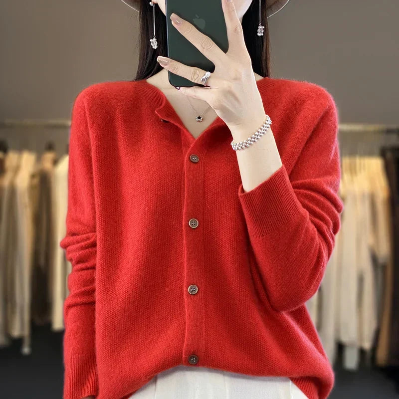 Temperance | Women's Long Sleeve Button Front Cardigan