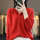 Temperance | Women's Long Sleeve Button Front Cardigan