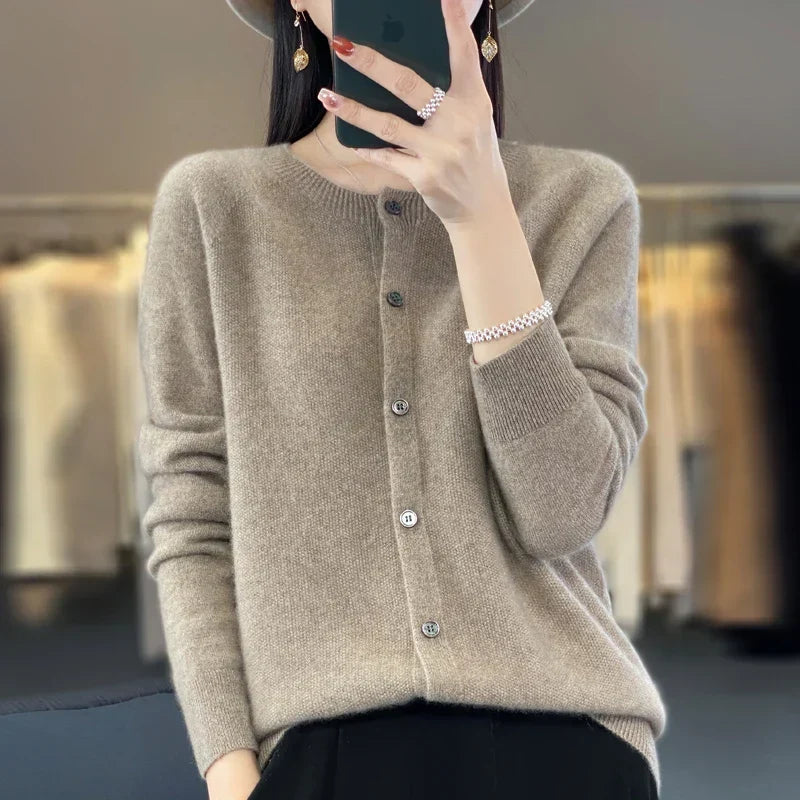Temperance | Women's Long Sleeve Button Front Cardigan