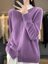 Temperance | Women's Long Sleeve Button Front Cardigan