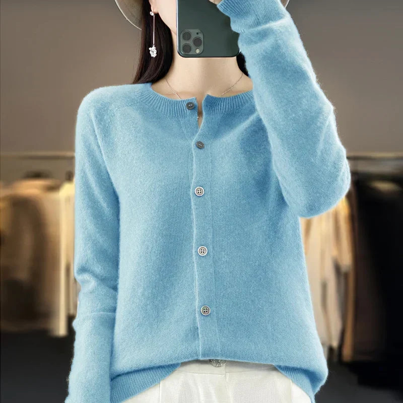 Temperance | Women's Long Sleeve Button Front Cardigan