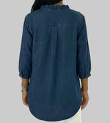 Tessa | Women's V-Neck Ruffle Blouse