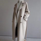 Theodora | Women's Double Breasted Long Coat