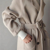Theodora | Women's Double Breasted Long Coat