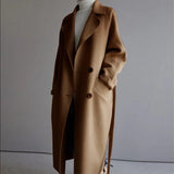 Theodora | Women's Double Breasted Long Coat