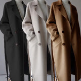 Theodora | Women's Double Breasted Long Coat