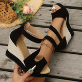 Thessalia | Women's Platform Wedge Sandals