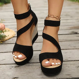 Thessalia | Women's Platform Wedge Sandals